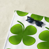 St Patrick's Day Kleeblatts Thunder_Cove Strandtuch (Beispiel)