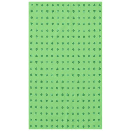 St Patricks Day Kleeblatts Tischdecke (Vorderseite)