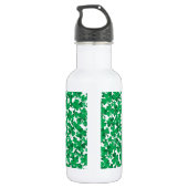 St Patrick's Day Kleeblatts Trinkflasche (Rückseite)