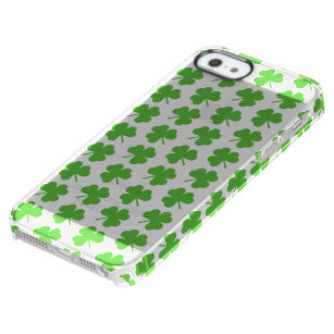St. Patrick's Day Kleeblatts Durchsichtige iPhone SE/5/5s Hülle