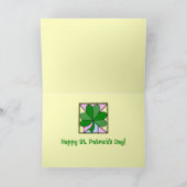 ST. PATRICK'S DAY/KLEEBLATTS UND IRISH SESSING KARTE (Innenseite)