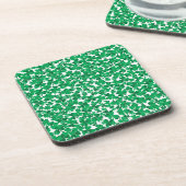 St Patrick's Day Kleeblatts Untersetzer (Linke Seite)