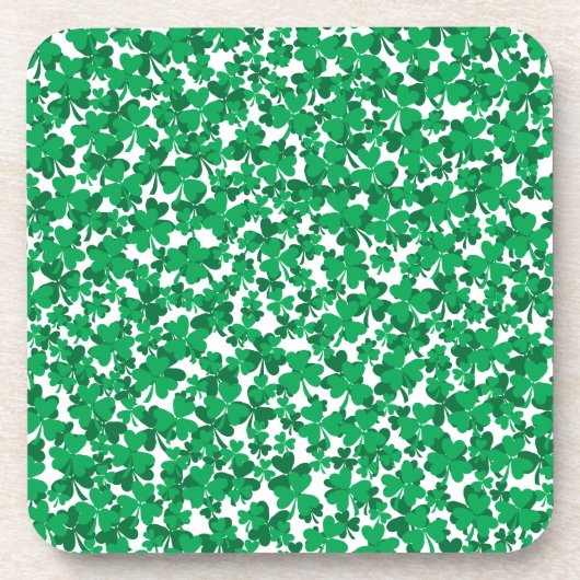 St Patrick's Day Kleeblatts Untersetzer (Vorderseite)