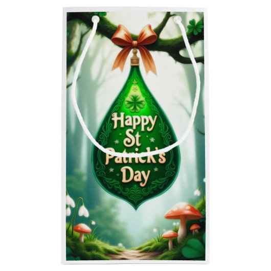 St. Patrick's Day Kleine Geschenktüte (Rückseite)