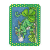 ST. PATRICK'S DAY KLEINE IRISH DRAGON FANTASY MAGNET (Vertikal)