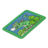 ST. PATRICK'S DAY KLEINE IRISH DRAGON FANTASY MAGNET (Linke Seite)