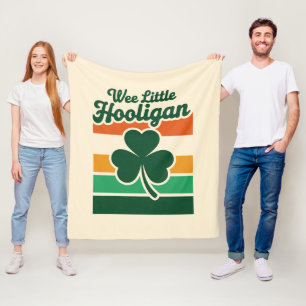 St. Patricks Day Kleiner Hooligan Lustig  Fleecedecke