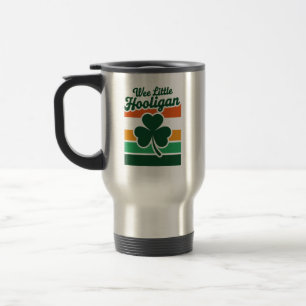 St Patricks Day Kleiner Hooligan Lustig  Reisebecher