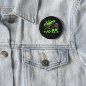 St Patricks Day Kleinkind Glücklicher Monstertruck Button (Beispiel)