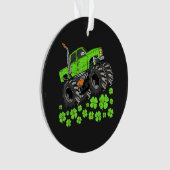 St Patricks Day Kleinkind Glücklicher Monstertruck Ornament (Vorderseite)