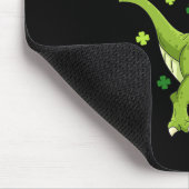 St Patricks Day Kobold Dinosaur Dino Glücklich St  Mousepad (Ecke)