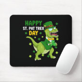 St Patricks Day Kobold Dinosaur Dino Glücklich St  Mousepad (Mit Mouse)