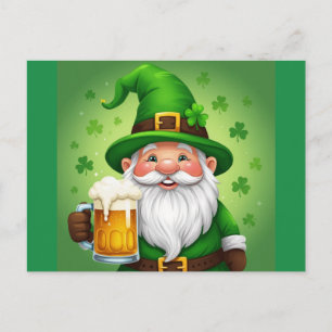 St. Patrick's Day Kobold Feiertagspostkarte