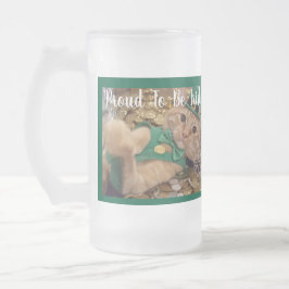 St. Patrick's Day Kobold Katze Mattglas Bierglas