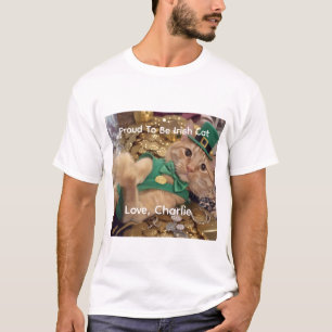 St. Patrick's Day Kobold-Katze T-Shirt