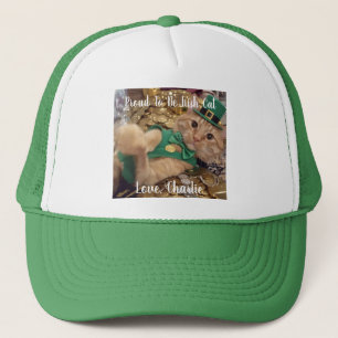 St. Patrick's Day Kobold Katze  Truckerkappe