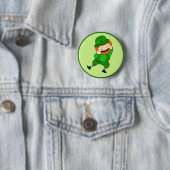 St. Patrick's Day Kobold-Knopf Button (Beispiel)