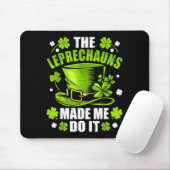 St. Patricks Day Kobolde machten lustigen Shamrock Mousepad (Mit Mouse)