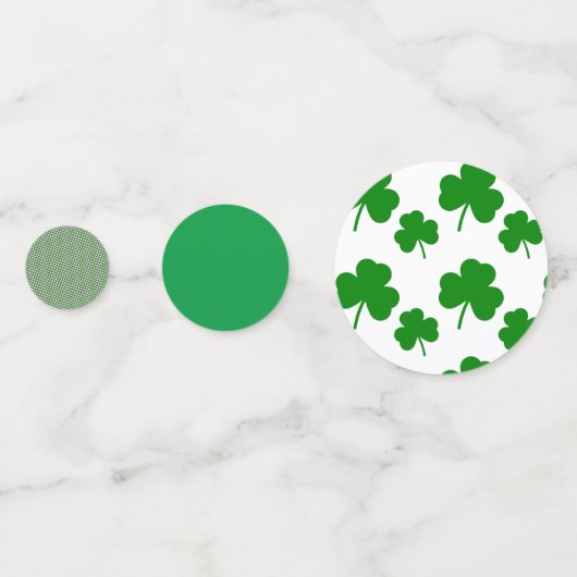 St. Patrick's Day Konfetti (Rückseiten)