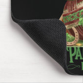 St. Patricks Day Kostüm Cricket Hut Vierblattklee Mousepad (Ecke)