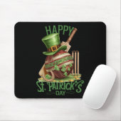 St. Patricks Day Kostüm Cricket Hut Vierblattklee Mousepad (Mit Mouse)