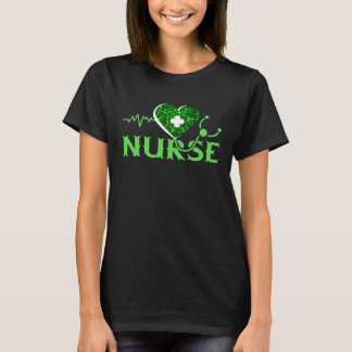 St. Patrick's Day Krankenschwester T-Shirt