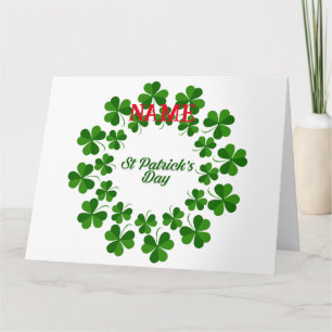 St. Patricks Day Kranz Thunder_Cove  Karte
