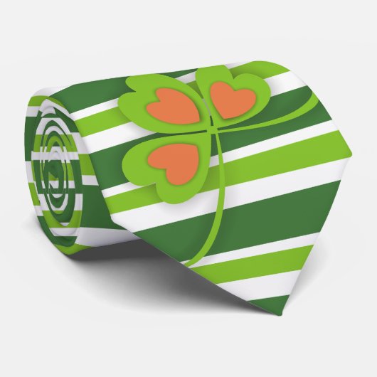 St. Patrick's Day Krawatte (Gerollt)