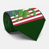 St. Patrick's Day Krawatte (Gerollt)