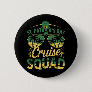 St. Patrick's Day Kreuzfahrt-Trupp Familie passend Button
