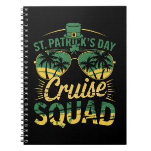 St. Patrick's Day Kreuzfahrt-Trupp Familie passend Notizblock