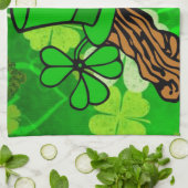 St. Patricks Day Küchenhandtuch Geschirrtuch (Gefaltet)