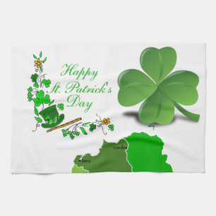 St. Patricks Day Küchenhandtuch Geschirrtuch