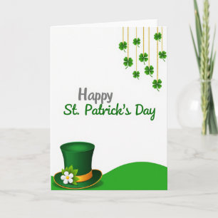 St. Patricks Day Kunstkarte Karte
