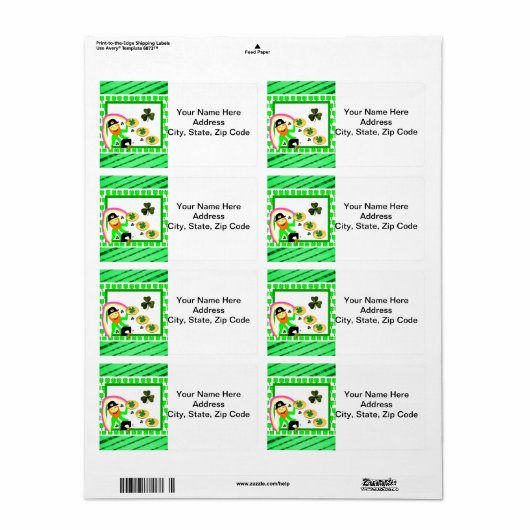 St. Patrick's Day Labels (Vorne)