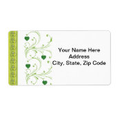 St. Patrick's Day Labels Clover (Vorne)