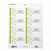 St. Patrick's Day Labels Clover (Vorne)
