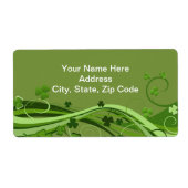 St. Patrick's Day Labels Floral (Vorne)