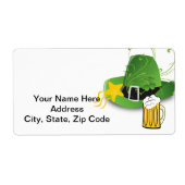 St. Patrick's Day Labels Hat Beer (Vorne)