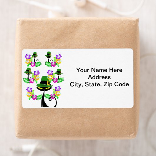 St. Patrick's Day Labels Katze (Insitu)