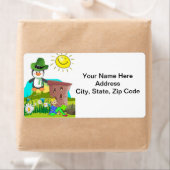 St. Patrick's Day Labels Pinguin (Insitu)