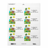 St. Patrick's Day Labels Pinguin (Vorne)