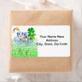 St. Patrick's Day Labels Polar Bear (Insitu)