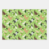 St. Patrick's Day Labradoodle / Goldendoodle Geschenkpapier Set (Vorderseite 3)