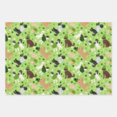 St. Patrick's Day Labradoodle / Goldendoodle Geschenkpapier Set (Vorderseite 2)