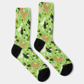 St. Patrick's Day Labradoodle / Goldendoodle Socken (Rechts)