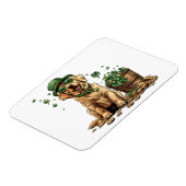 St. Patrick's Day Labrador Retriever Dog Magnet (Linke Seite)