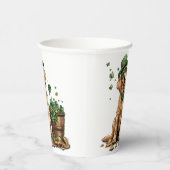 St. Patrick's Day Labrador Retriever Dog Pappbecher (Rechts)