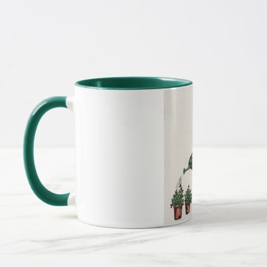 St. Patrick's Day Lady, Vintag Tasse (Links)