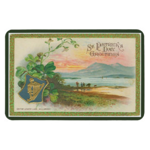 St. Patrick's Day Lake Magnet